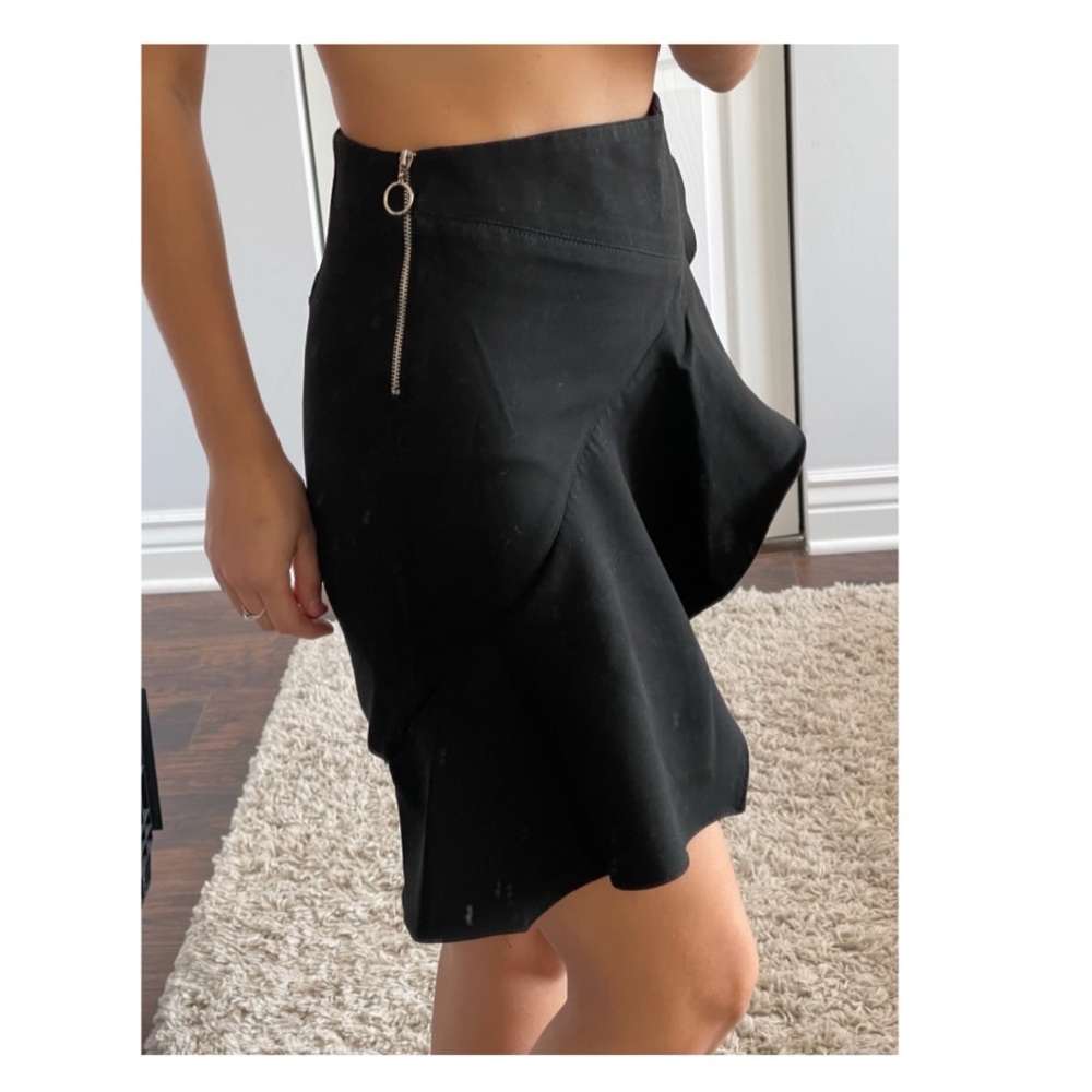 Zara Ruffle Mini Skirt - Picture 2 of 11
